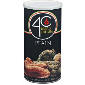 4C Bread Crumbs - Plain - 12/15 oz Can