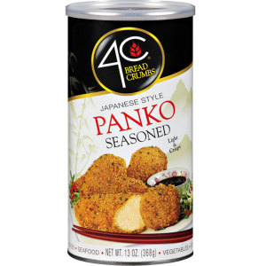 4C Panko Bread Crumbs - Seasoned - 12/13 oz Can