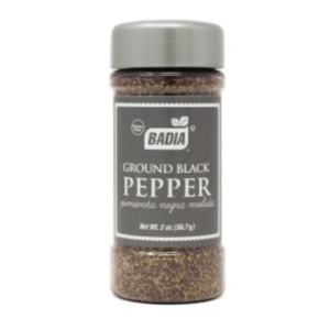 Badia - Ground Black Pepper 8 Pack, 2 oz