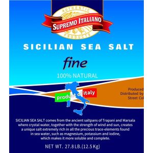 Supremo Italiano - Fine Sea Salt - 27.8 lbs