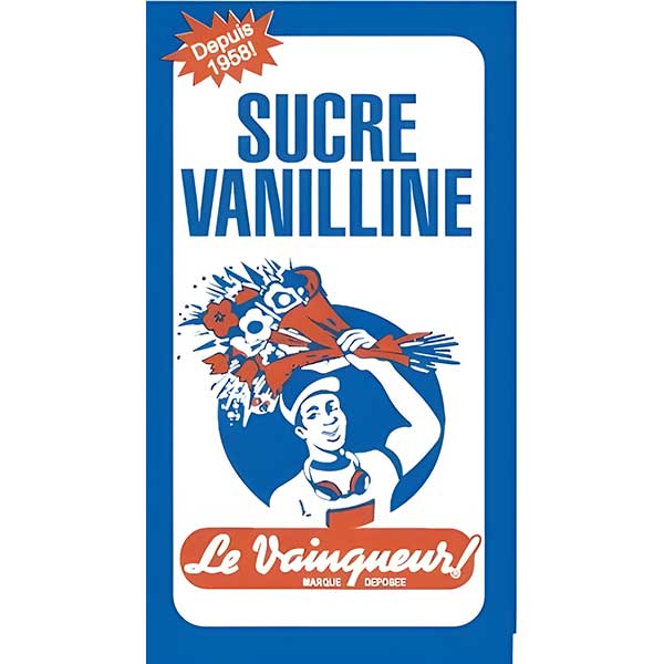 Super Vainqueur Sucre Vanilliné (Vanillin Sugar) – 100ct Bags | Box of 20 Bulk Wholesale Case