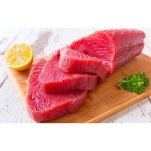 Frozen Tuna Saku Block Grade AAA - CO, IVP - 10 lb box