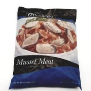 Frozen Chilean Blue Mussel Meat - IQF, 5 lb bag