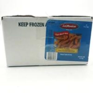 Frozen La Monica Breaded Clam Strips - 24/4 oz bags per box