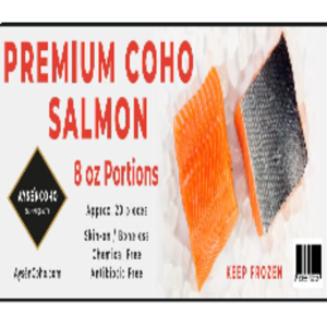 Coho Salmon - 8oz portions - 10lb
