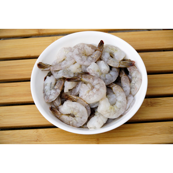 Captain's Catch - 8/12 Shrimp, Raw Peeled & Deveined, Tail-On - 2 lbs