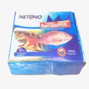 Frozen Whole Caribbean Red Snapper - 1-2 lb avg, 10 lb box