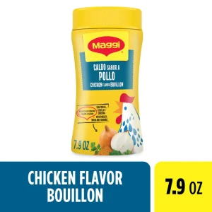 Maggi Caldo Sabor A Pollo Chicken Bouillon Powder – 7.9 oz Jars - Box of 24 Bulk Wholesale Case