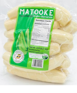 Fresh Green Matooke (Ugandan Cooking Bananas) – 1kg Bags | Box of 25 Bulk Wholesale Case