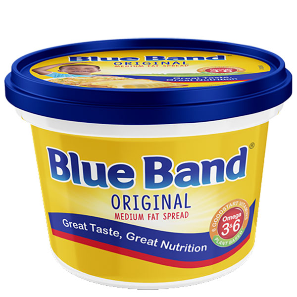 Blue Band Original Margarine Spread – 450g Tubs – Box of 24 Bulk Wholesale Case