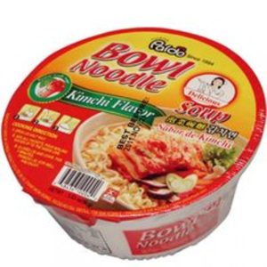 Paldo - Kimchi Flavor Noodles - 3.03 oz. Bowl
