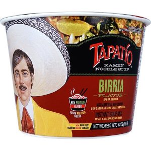 Tapatio Ramen Noodle Soup Birria Big Bowl - 3.8oz/6ct