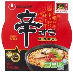 Nong Shim - Bowl Noodle Soup - 12/3.03 oz Bowl