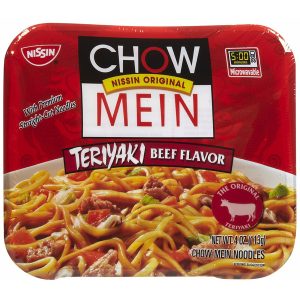 Nissin - Chow Mein Teriyaki Beef Soup - 8/4 oz Bowl