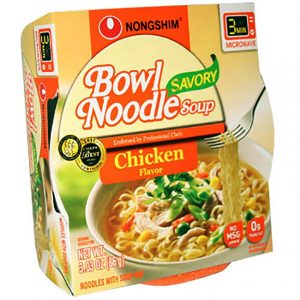 Nong Shim - Savory Chicken Flavored Soup - 12/3.03 oz Bowl