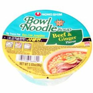 Nong Shim - Savory Beef & Ginger Soup Bowl - 12/3.03 oz Bowl
