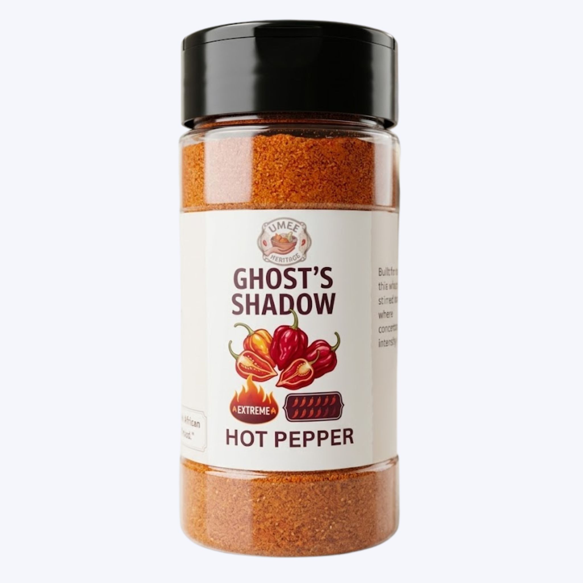 Ghost&rsquo;s Shadow Extreme Hot Pepper Powder | Umee Heritage 8 oz pack of 15