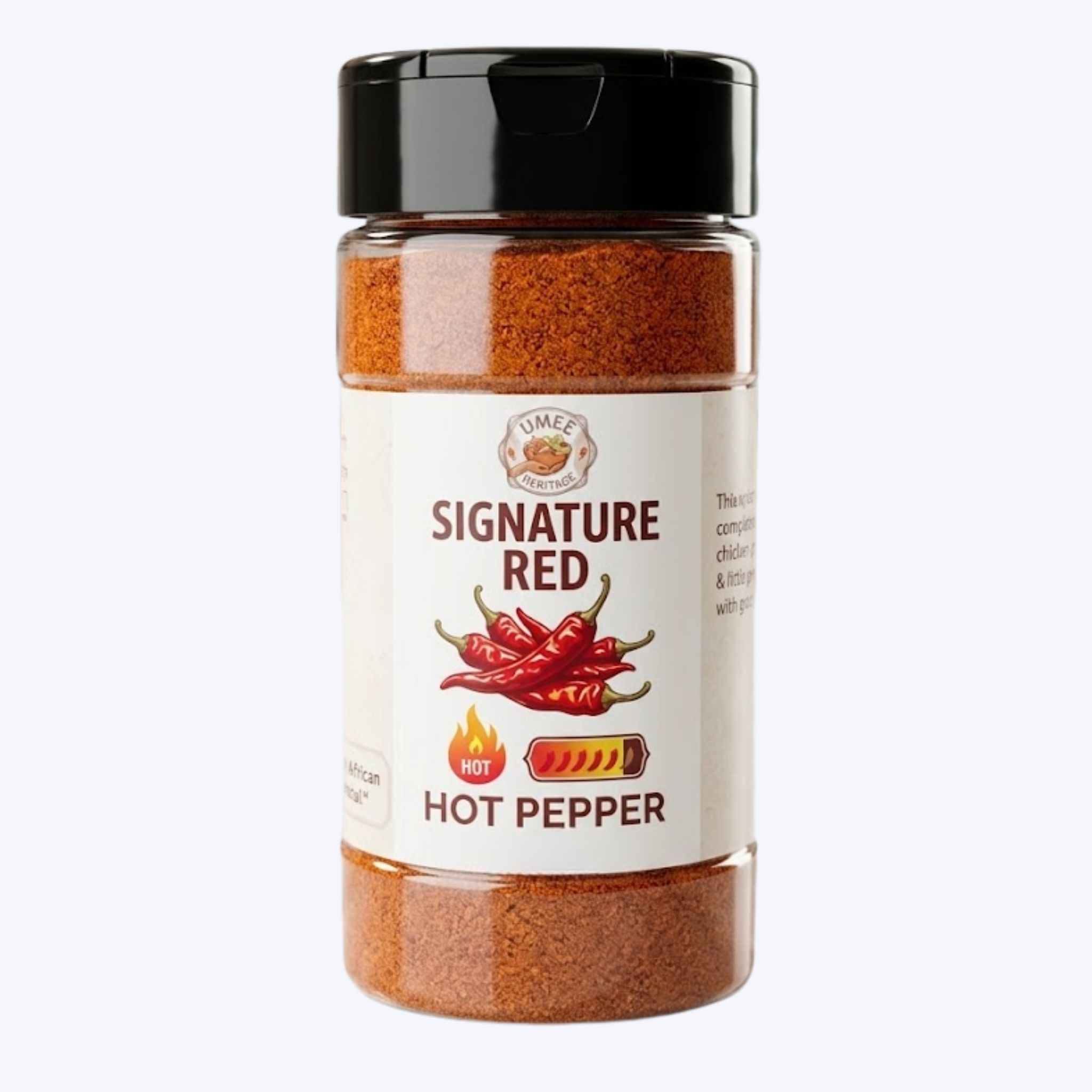 Signature Red African Hot Pepper Blend | Umee Heritage 8 oz pack of 12