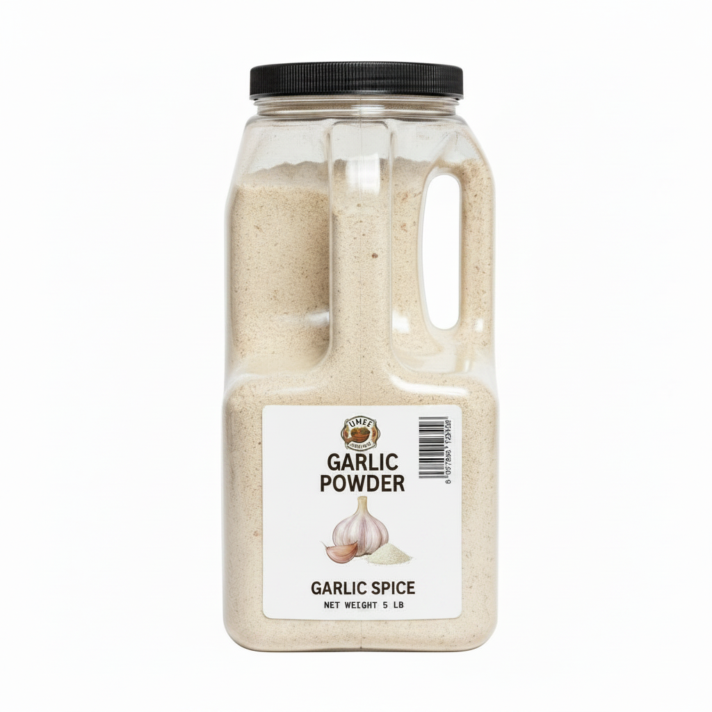 Umee Heritage Garlic Powder 5lb – Bulk African Spice (4 Bottle Bulk)