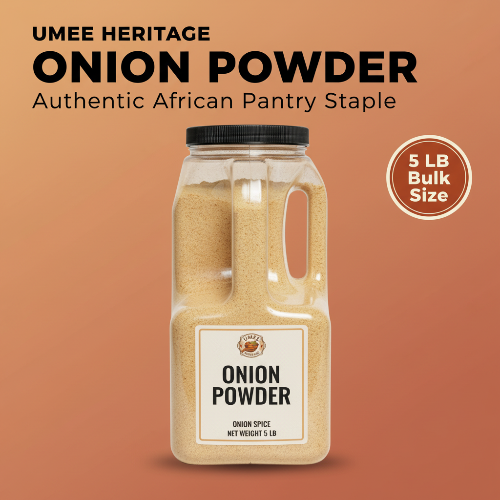 Umee Heritage Onion Powder 5lb – Bulk African Spice (4 Bottle Bulk) - Image 3
