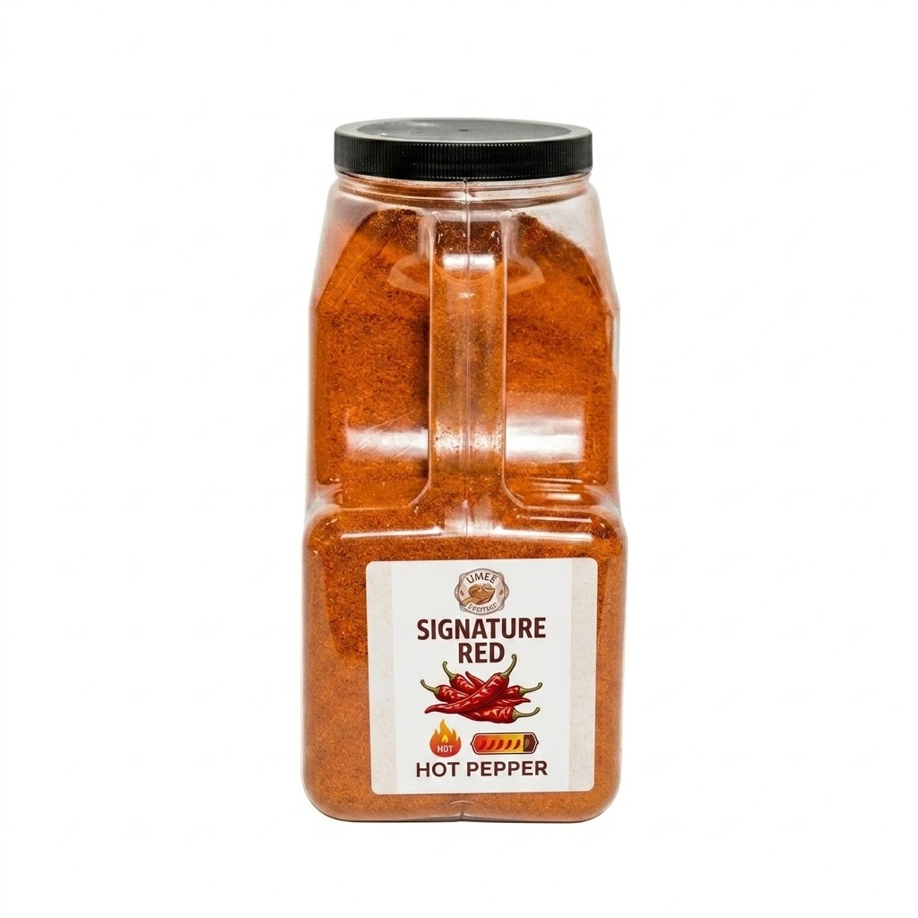 Signature Red African Hot Pepper Blend | Umee Heritage 5 lb pack of 4
