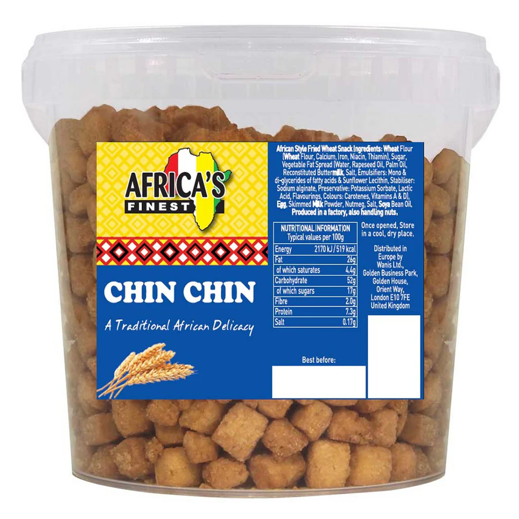 Africa&rsquo;s Finest Premium Chin Chin Big Bucket &ndash; Wholesale 4 x 950g Bulk Case