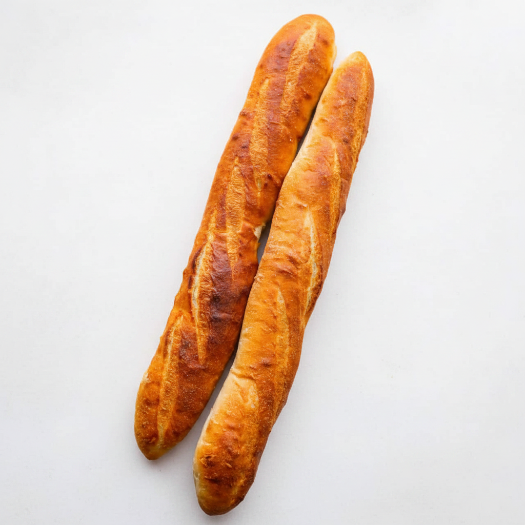 Premium Pre-Baked French Baguettes &ndash; Wholesale 60 x 15 oz Bulk Foodservice Case