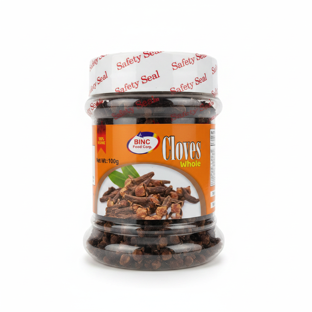BINC Food Corp. Whole Cloves Premium Spice (100g x 30 Pack) &ndash; Bulk Culinary Seasoning