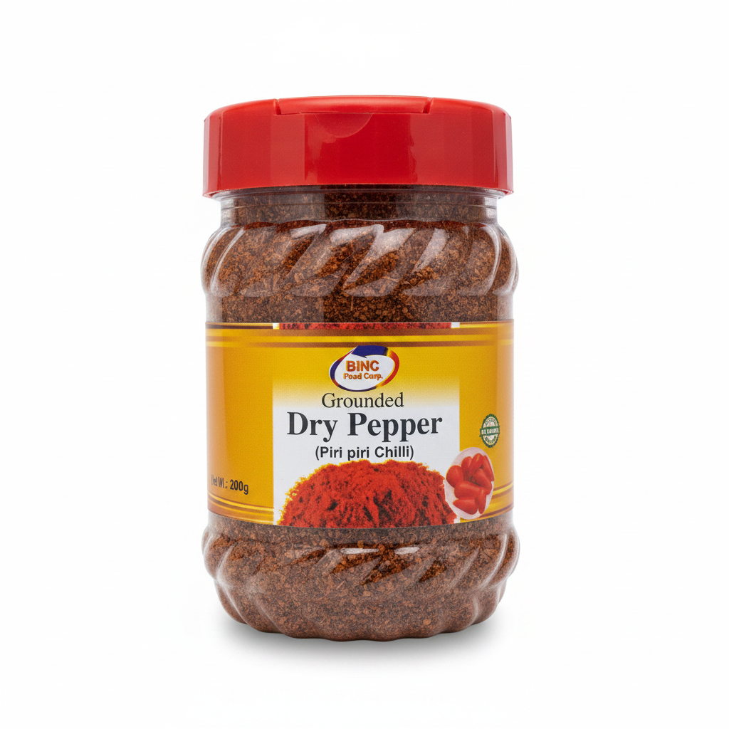 BINC Food Corp. Grounded Dry Pepper Piri Piri Chilli (200g Bulk Pack) &ndash; Hot & Spicy Seasoning