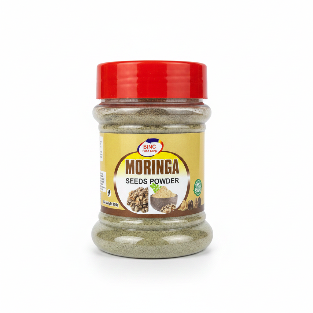 BINC Food Corp. Moringa Seeds Powder (100g x 30 Pack) &ndash; Premium Organic Spice & Herbal Supplement (Copy)