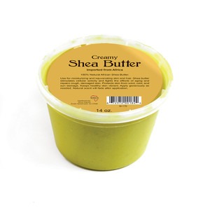 CREAMY AFRICAN SHEA BUTTER: YELLOW 14 OZ - Pack of 12
