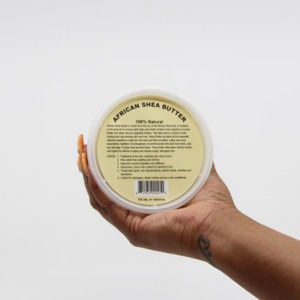 100% NATURAL AFRICAN SHEA BUTTER: 14 OZ - Pack of 12