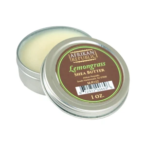 AFRIKAN REPUBLIC: SHEA BUTTER - LEMONGRASS: 1 OZ. - Pack of 12