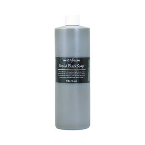 WEST AFRICAN LIQUID BLACK SOAP - 1 LB - Pack of 24
