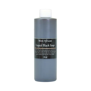 WEST AFRICAN LIQUID BLACK SOAP - 8 OZ. - Pack of 24