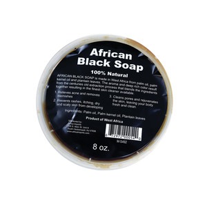 WEST AFRICAN BLACK SOAP PASTE: 8 OZ. - Pack of 24