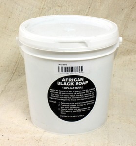 WEST AFRICAN BLACK SOAP PASTE: 1 GALLON - Pack of 24