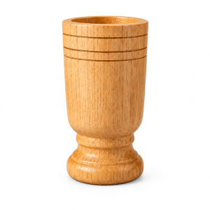 Tall Hardwood Mortar and Pestle Set - Large (Pack of 4)